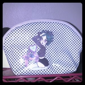 Valfre Pink Lined Makeup Bag